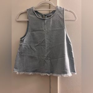Denim aeire top